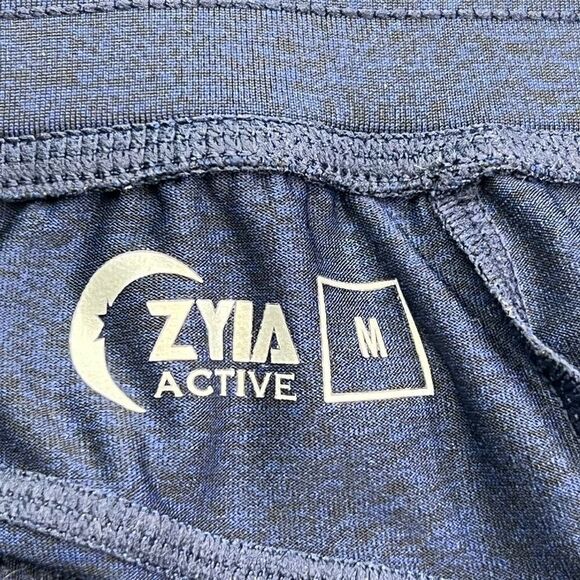 Zyia Active Pants Women's Medium Blue Jogger Drawstring Sweatpants - Picture 5 of 7